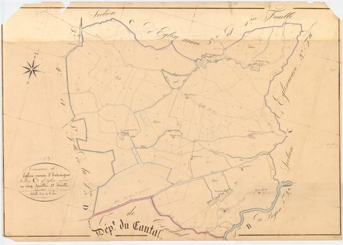 Égliseneuve-d'Entraigues - 54 Fi 390      Section C d'Eglise-Neuve, 4ème feuille
