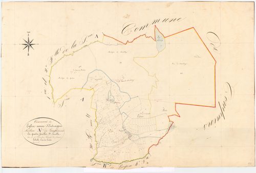 Égliseneuve-d'Entraigues - 54 Fi 379      Section A de Graffaudeix, 3ème feuille