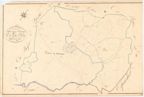 Égliseneuve-d'Entraigues - 54 Fi 385      Section B de Bogon, 5ème feuille