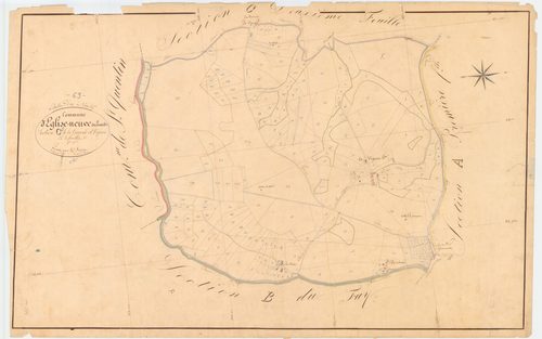 Égliseneuve-des-Liards - 54 Fi 407      Section C de la Verrerie et Vigerie, 1ère feuille