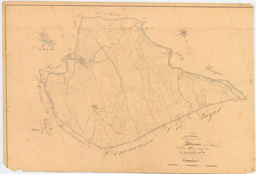 Égliseneuve-près-Billom - 51 FI 448      Section D des Bouys et Trin, 3ème feuille