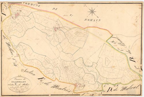 Églisolles - 55 FI 408      Section A de Molhac, 2ème feuille