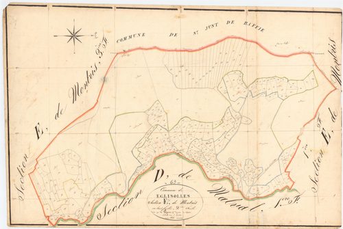 Églisolles - 55 FI 416      Section E de Montrif, 2ème feuille