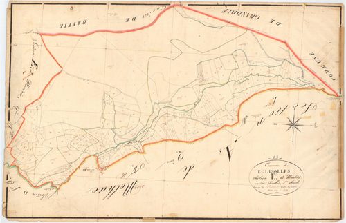 Églisolles - 55 FI 415      Section E de Montrif, 1ère feuille