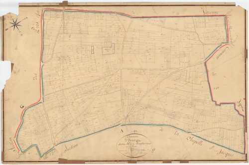 Ennezat - 53 FI 407      Section A de la Chapelle Saint-Jacques, 1ère feuille