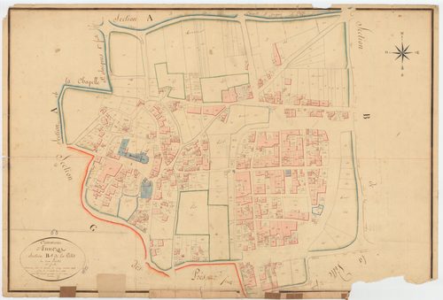 Ennezat - 53 FI 409      Section B de la Ville, 1ère feuille