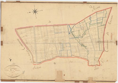 Ennezat - 53 FI 414      Section F du Marais, 1ère feuille