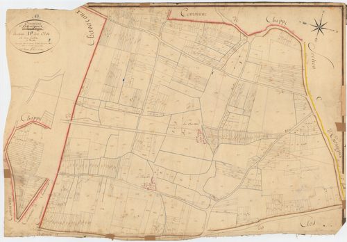 Entraigues - 53 FI 422      Section D des Clos, 2ème feuille