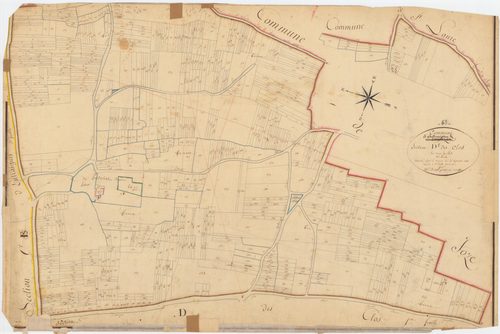 Entraigues - 53 FI 421      Section D des Clos, 1ère feuille