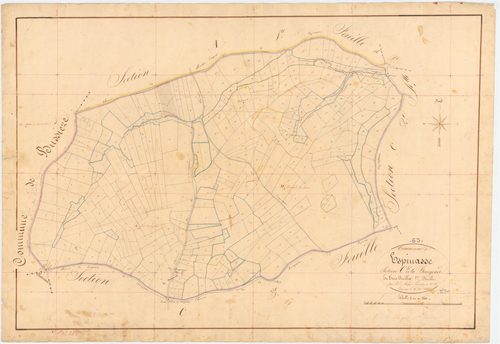 Espinasse - 53 FI 435      Section C de la Bourgeade, 1ère feuille