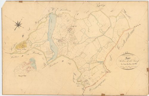 Fayet-le-Château - 51 FI 470      Section A du Bourg, 2ème feuille