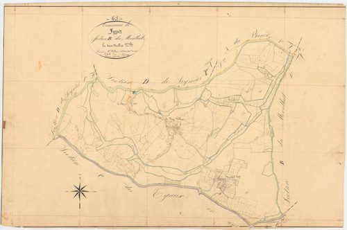 Fayet-le-Château - 51 FI 472      Section B du Montheil, 2ème feuille