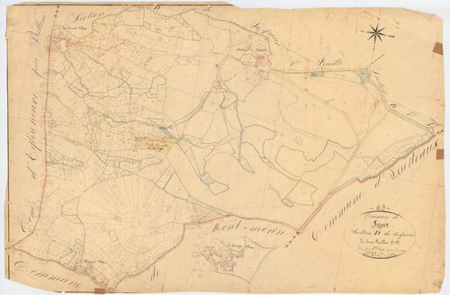 Fayet-le-Château - 51 FI 474      Section D de Seymier, 1ère feuille
