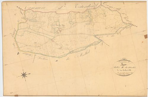 Fayet-le-Château - 51 FI 471      Section B du Montheil, 1ère feuille