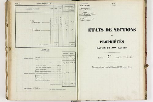 Fayet-Ronaye - P 12430/3      Section C