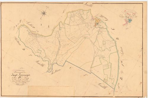 Fayet-Ronaye - 55 FI 441      Section D du Bourg, 1ère feuille