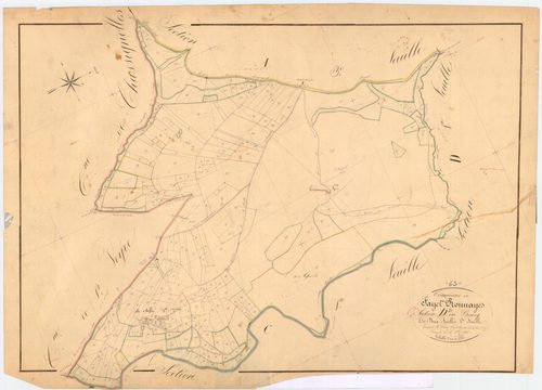 Fayet-Ronaye - 55 FI 442      Section D du Bourg, 2ème feuille