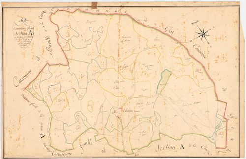 Fernoël - 53 FI 439      Section A de la Chaize, 1ère feuille