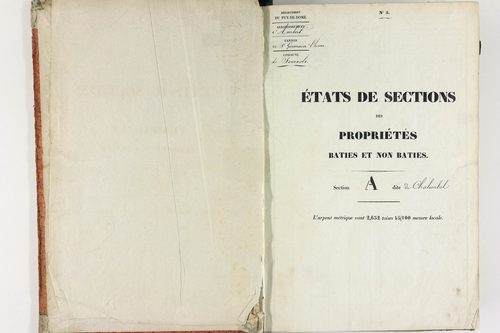 Fournols - P 12432/1      Section A