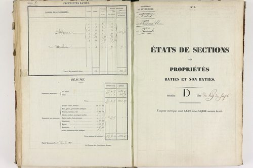 Fournols - P 12432/4      Section D
