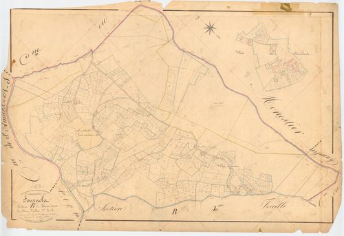 Fournols - 55 FI 451      Section B de Garnisson, 1ère feuille
