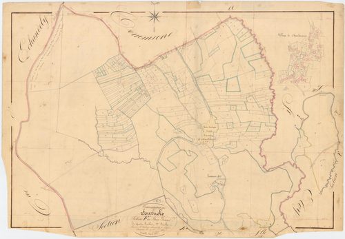 Fournols - 55 FI 460      Section F du Bois Grand, 1ère feuille