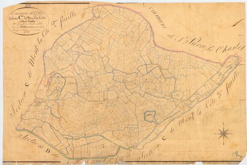 Gelles - 51 FI 485      Section C de Mont-la-Côte, 2ème feuille