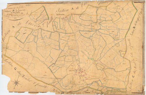Gelles - 51 FI 479      Section A de Tracros, 3ème feuille
