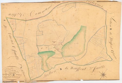 Gelles - 51 FI 481      Section B de Neuffont, 2ème feuille