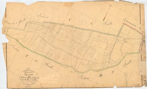 Gerzat - 51 FI 509      Section D des Communaux, 3ème feuille