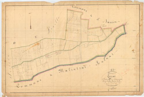 Gerzat - 51 FI 507      Section D des Communaux, 1ère feuille