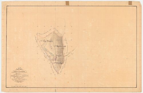 Gignat - 54 Fi 423      Tableau d'assemblage du plan cadastral parcellaire de la commune de Gignat
