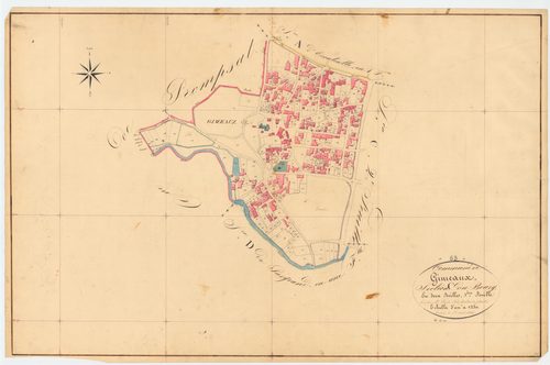 Gimeaux - 53 FI 475      Section C du Bourg, 1ère feuille
