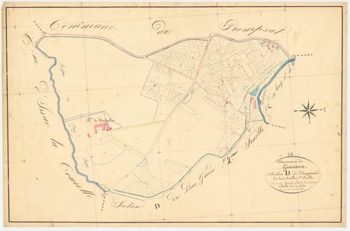 Gimeaux - 53 FI 477      Section D de Prasgrand, 1ère feuille