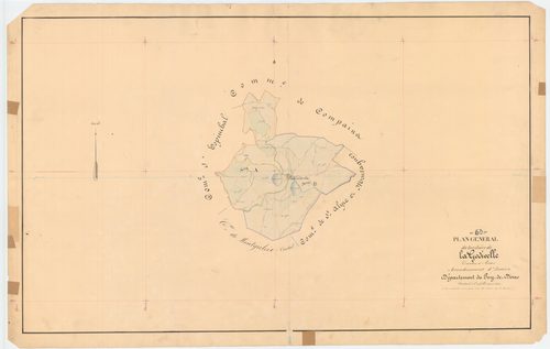 La Godivelle - 54 Fi 430      Tableau d'assemblage du plan cadastral parcellaire de la commune de La Godivelle