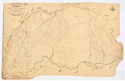 La Goutelle - 53 FI 480      Section A de Vanauze, 1ère feuille