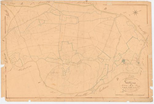 Gouttières - 53 FI 496      Section A du Bourg, 4ème feuille