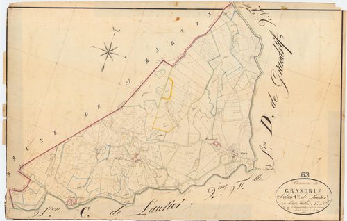 Grandrif - 55 FI 473      Section C de Lauriet, 1ère feuille