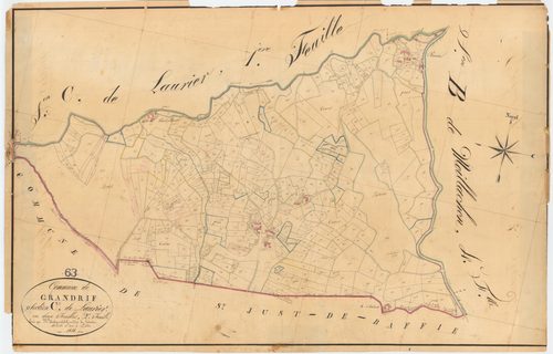 Grandrif - 55 FI 474      Section C de Lauriet, 2ème feuille
