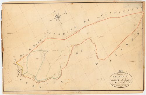 Grandrif - 55 FI 465      Section A de Fayevie, 1ère feuille