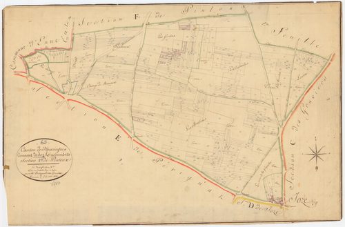 Joze - 55 FI 511      Section F de Pintoux, 2ème feuille