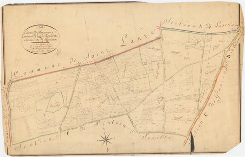 Joze - 55 FI 510      Section F de Pintoux, 1ère feuille
