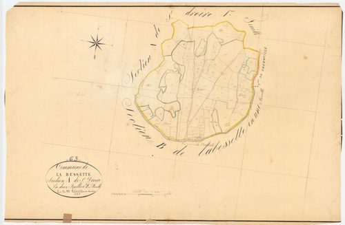 Labessette - 54 Fi 473      Section A de Saint-Droire, 2ème feuille