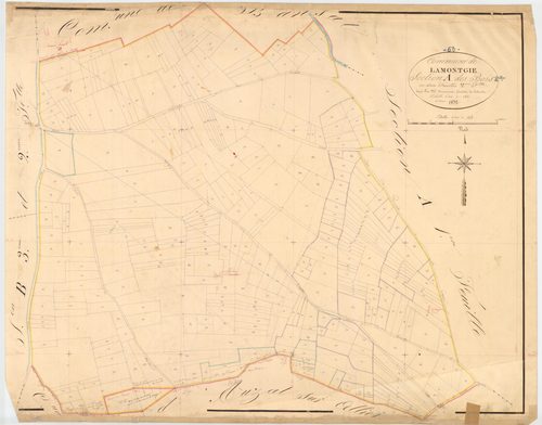 Lamontgie - 54 Fi 480      Section A des Bois, 2ème feuille