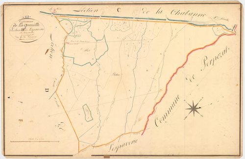 Laqueuille - 51 FI 574      Section D de l'Espaverie, 1ère feuille