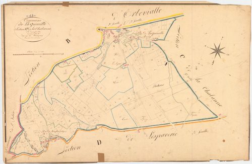Laqueuille - 51 FI 572      Section C de la Chabanne, 2ème feuille