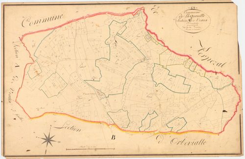 Laqueuille - 51 FI 566      Section A de Veaux, 1ère feuille