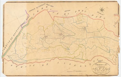 Larodde - 54 Fi 501      Section E de Banely, 1ère feuille