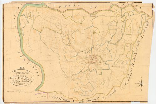 Larodde - 54 Fi 491      Section A du Mont, 1ère feuille