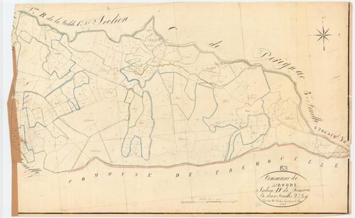 Larodde - 54 Fi 500      Section D de Fourroux, 2ème feuille